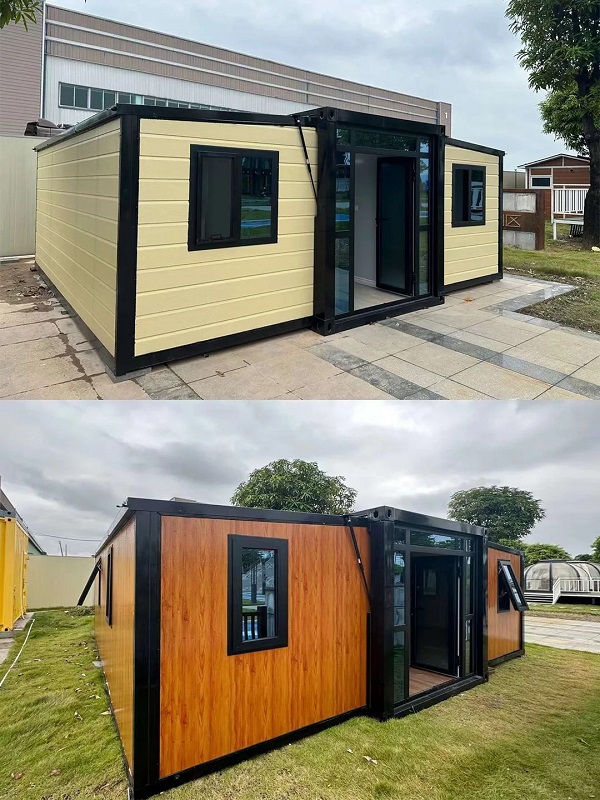 Aménagez votre propre espace dans votre propre cour - Maison de conteneur extensible maisons modulaires maisons préfabriquées